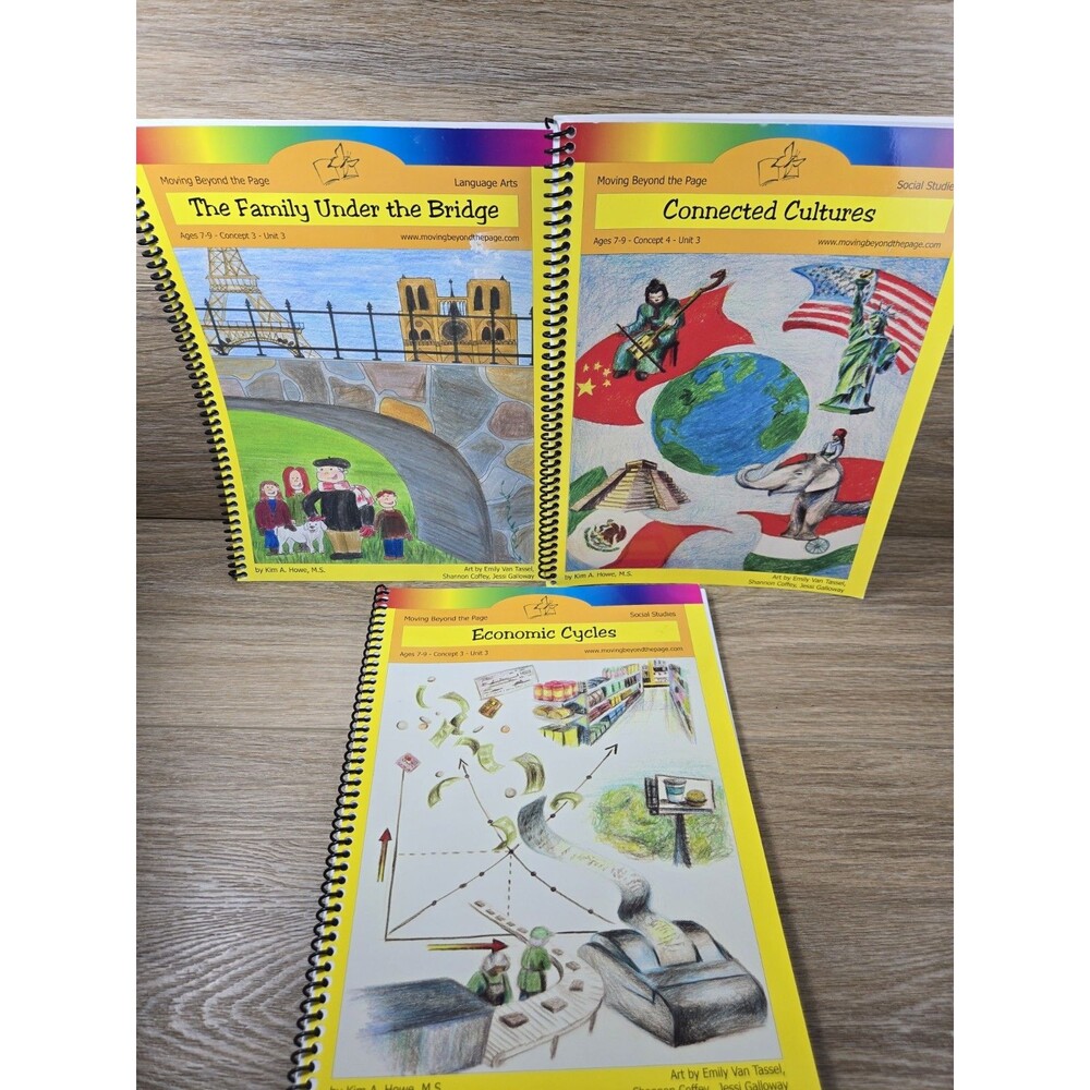 Moving Beyond the Page Lot Of 3- Language Arts & Social Studies Ages 7-9